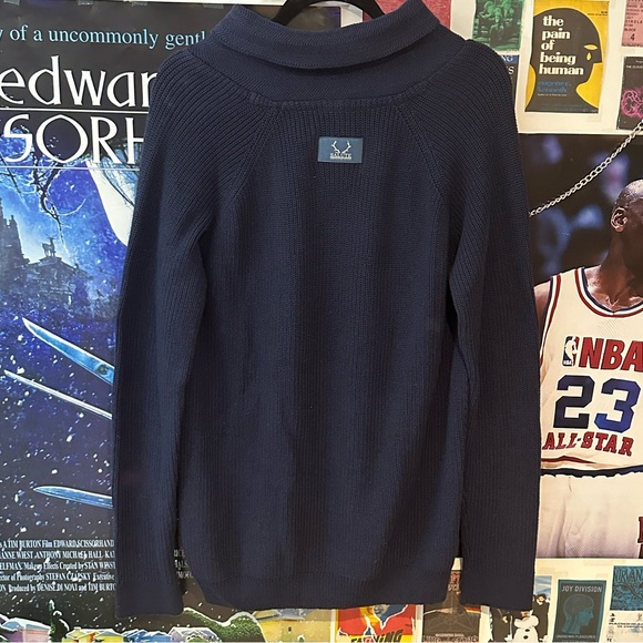 NHL 2020 stadium series air force academy navy blue knitted sweater - Picture 2 of 5